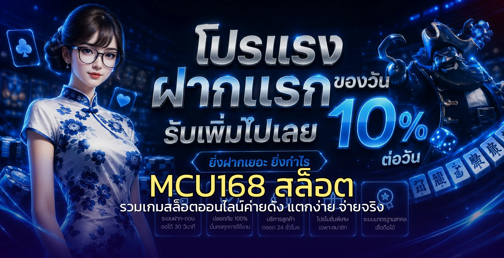 MCU168 สล็อตออนไลน์ รวมค่ายชั้นนำ