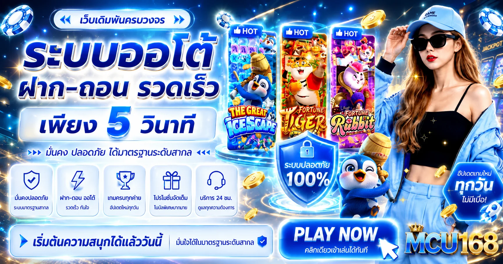 MCU168 ทางเข้าเว็บหลัก สมัคร สล็อต คาสิโน และระบบออโต้